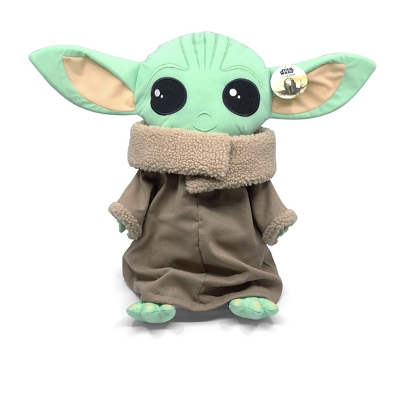 Baby Yoda The Child Kids BeddingPlush Cuddle and DecorativePillow Buddy, Green - Picture 1 of 2
